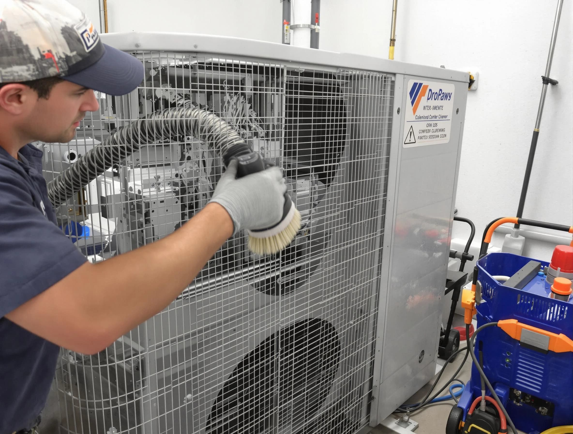 Murrieta Air Duct Cleaning specialist performing precision AC coil cleaning for improved system performance in Murrieta