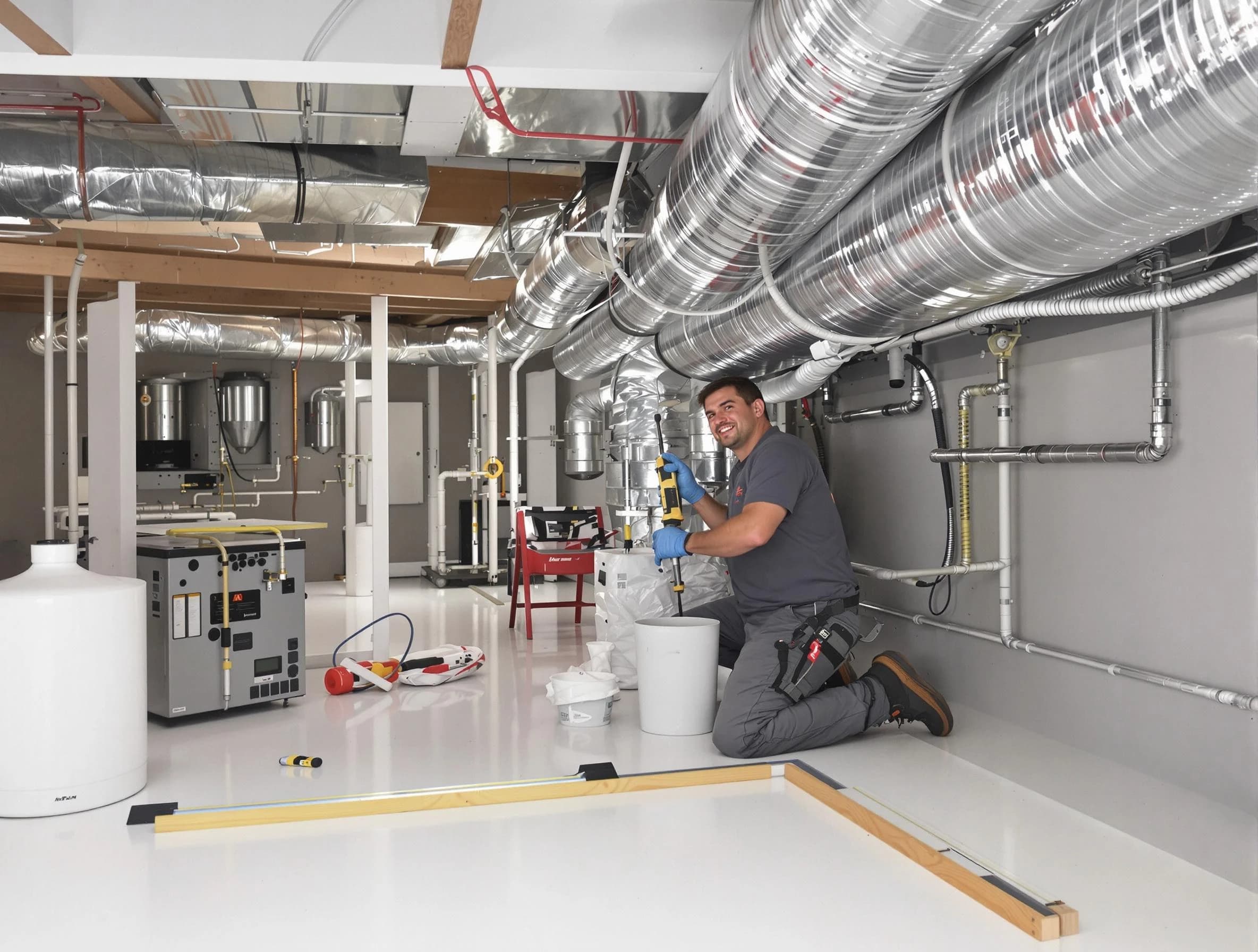 Professional duct sealing service by Murrieta Air Duct Cleaning in Murrieta