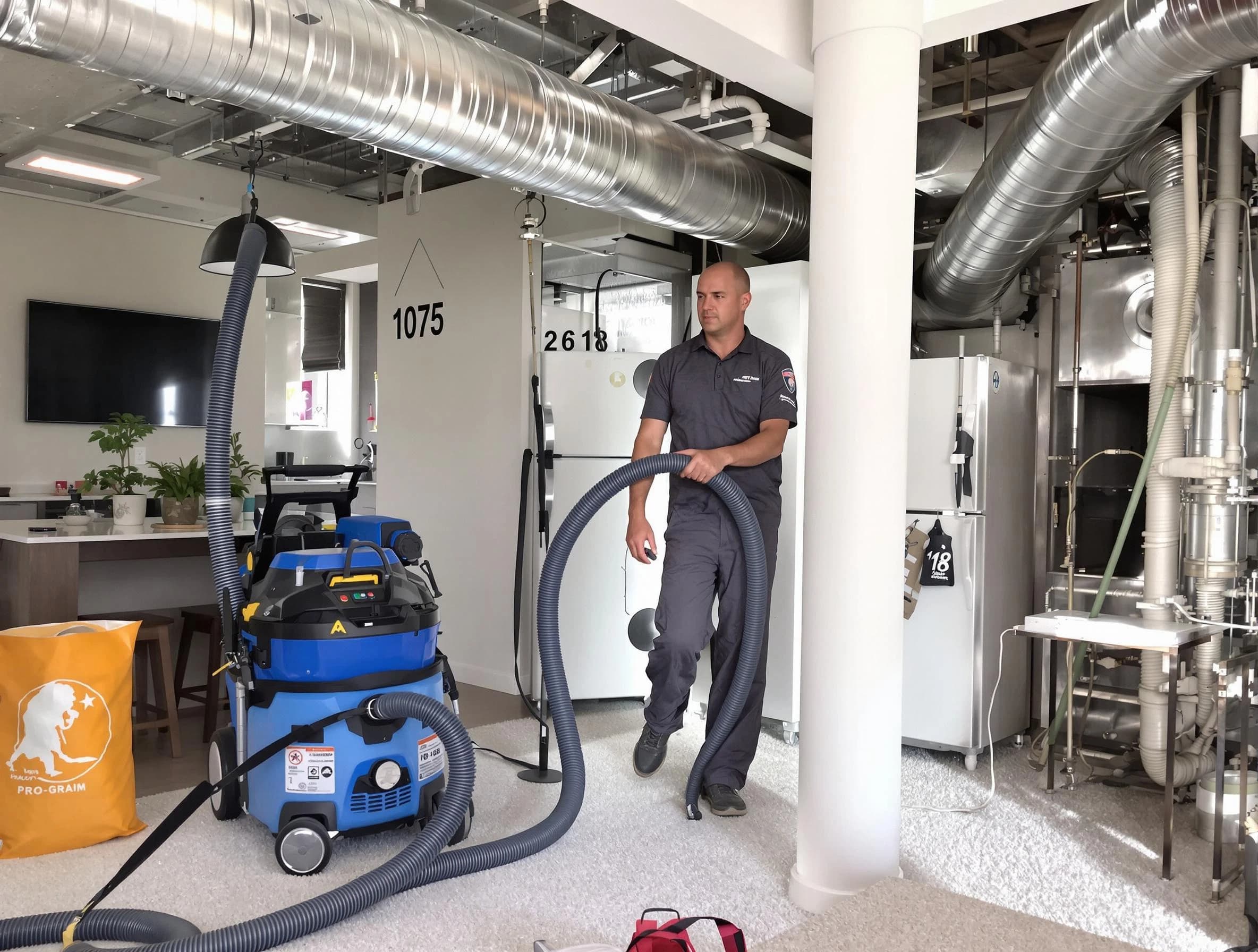 Murrieta Air Duct Cleaning expert performing detailed indoor duct cleaning for improved air quality in Murrieta