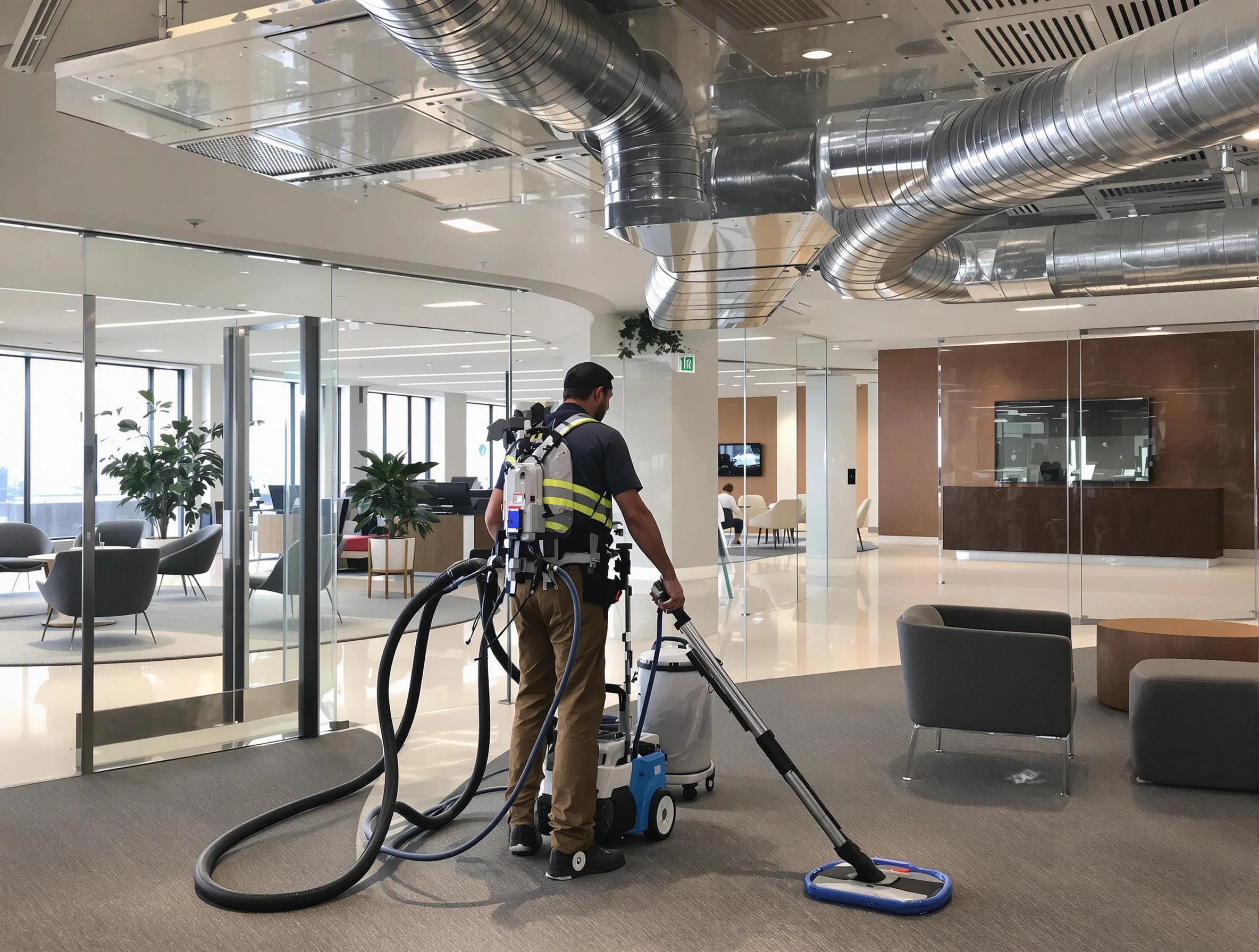 Commercial duct cleaning service by Murrieta Air Duct Cleaning in Murrieta